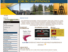 Tablet Screenshot of joburghappenings.co.za